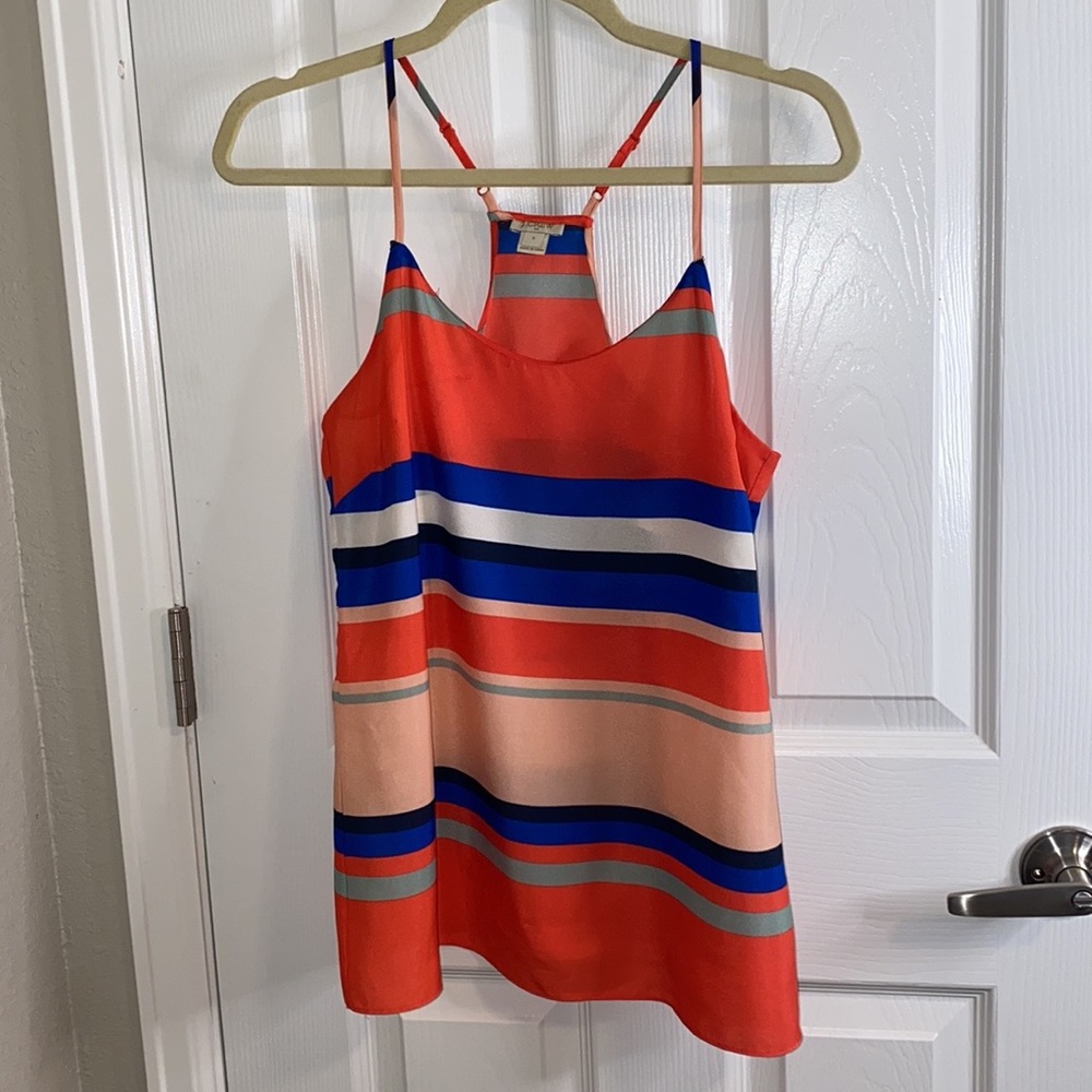J. Crew Factory Striped Racerback Tank Top Size 6